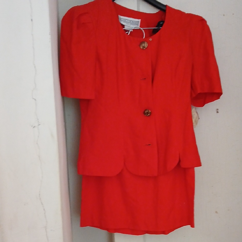 Red Mini Pencil Skirt for Cocktail